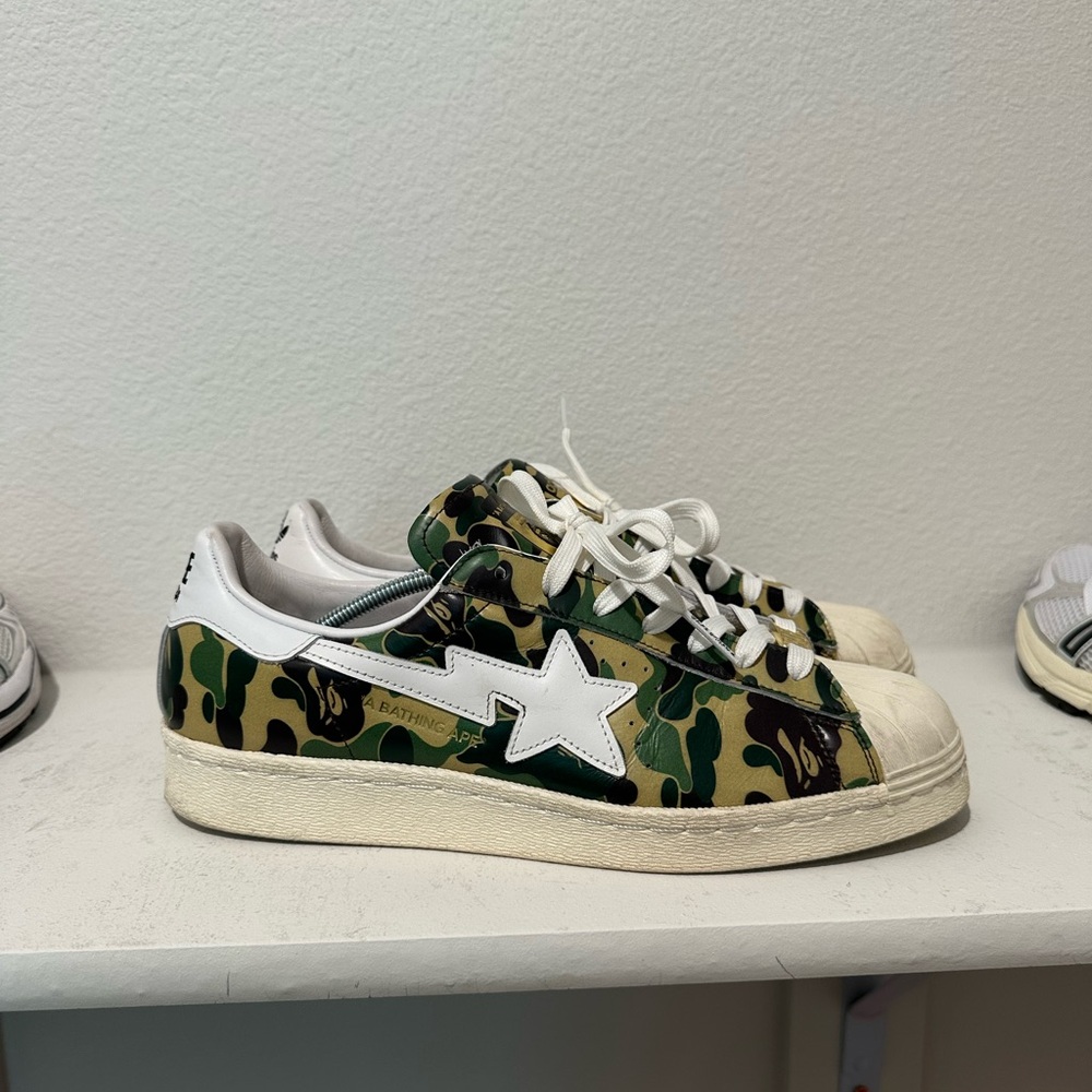 Bape Camo ABC Adidas Superstar Collab